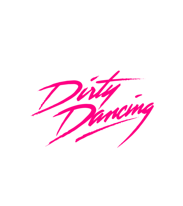 Dirty Dancing minta világos rózsaszín pólón