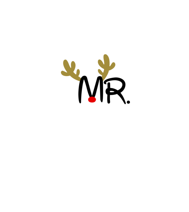 XMAS MR. D minta szürke pólón
