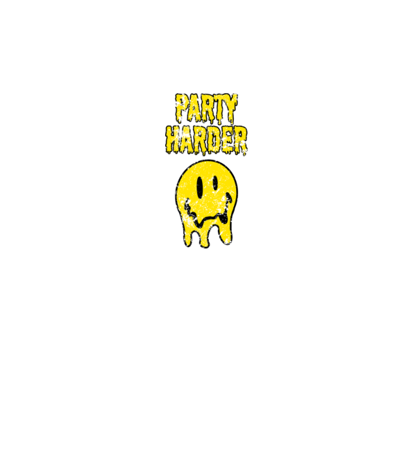 Party Harder v2 minta türkiz pólón