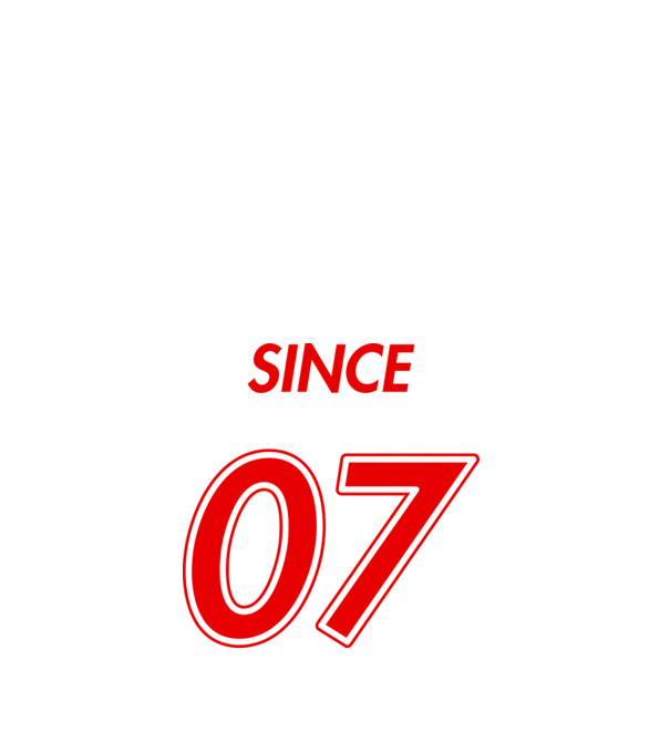 Since 07 minta fehér pólón