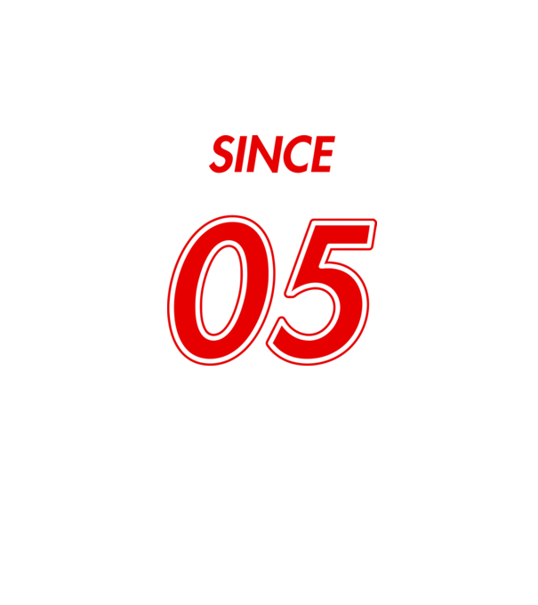 Since 05 minta fehér pólón