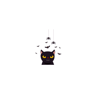 halloween vámpír cica minta piros pólón