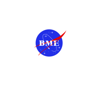BME like NASA minta fehér/royal pólón