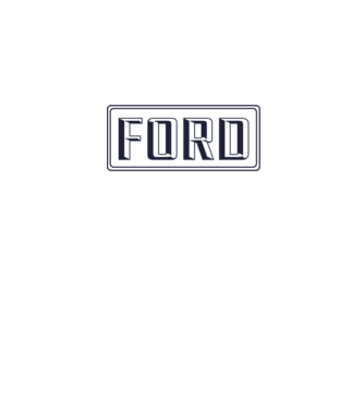 FORD retro logo minta fehér pólón