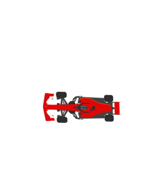 formula1 ferrari versenyautó minta fehér pólón