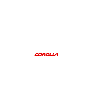 Toyota Corolla MK10 (E150; 2007–2013) (logóval) linecar minta fekete pólón