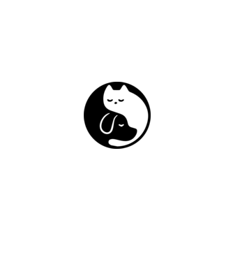 CAT- MACSKA - CICA - KUTYA - KUTYUS - DOG - Jin-jang minta fehér/piros pólón