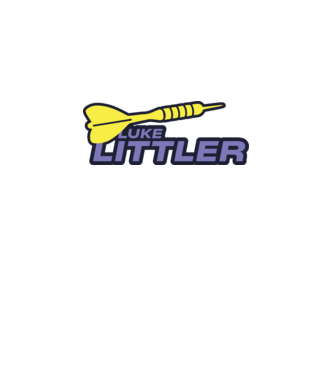 Luke Littler - profi darts játékos minta fehér pólón