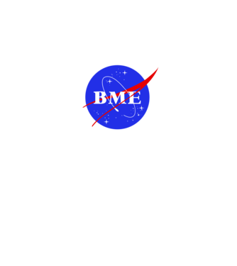 BME like NASA minta fehér pólón