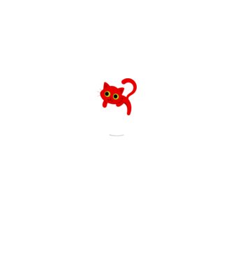 CICA - C (változtatható színek) minta fehér/piros pólón