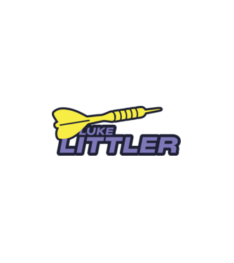 Luke Littler - profi darts játékos minta fehér pólón