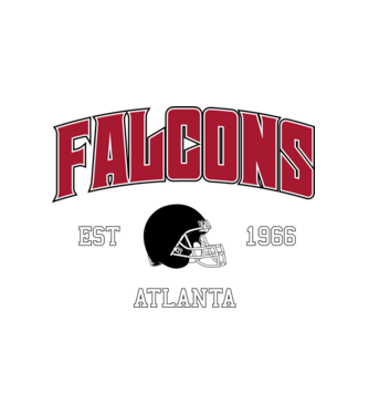 Atlanta Falcons - retro logo minta fehér pólón