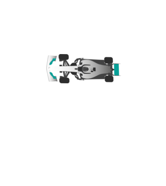 formula1 mercedes-amg versenyautó minta szürke pólón