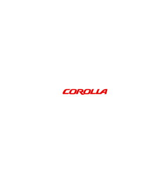 Toyota Corolla MK10 (E150; 2007–2013) (logóval) linecar minta fekete pólón