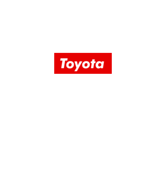 Toyota like supreme minta fehér pólón