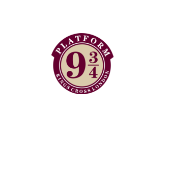 Harry Potter - 9 3/4 minta fehér pólón
