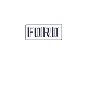 FORD retro logo minta fehér pólón