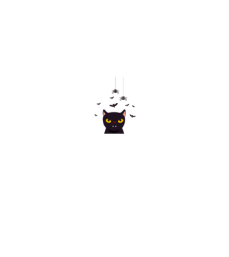 halloween vámpír cica minta neonpink pólón