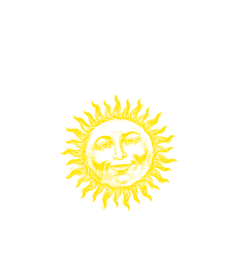 napocska minta fehér pólón