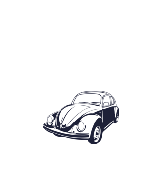 VOLKSWAGEN BEETLE minta narancssárga pólón