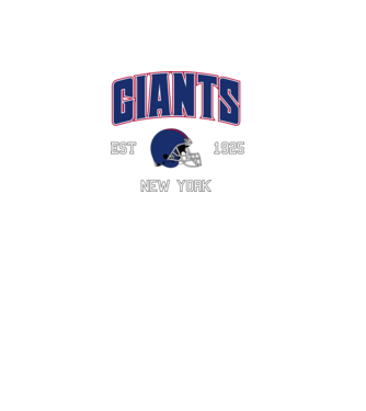 New York Giants - retro logo minta piros pólón