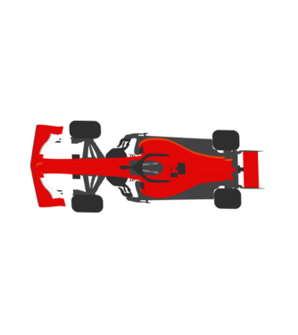 formula1 ferrari versenyautó minta fehér pólón