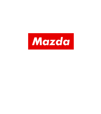 Mazda like supreme minta szürke pólón