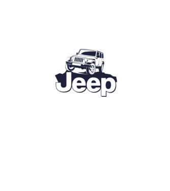 Jeep minta fehér pólón