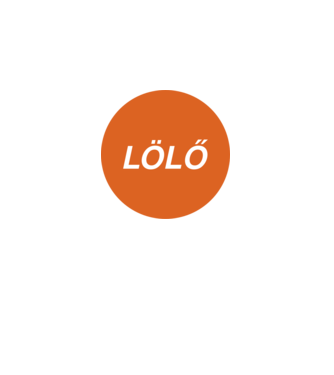 lölő - fidesz logó minta fehér pólón