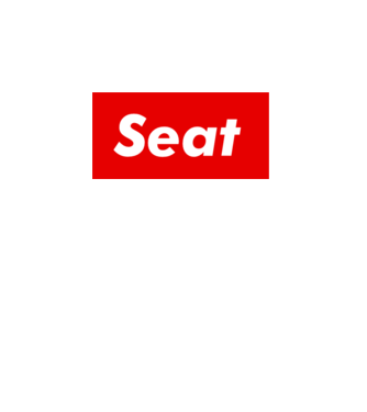 Seat like supreme minta fehér pólón