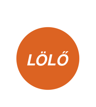 lölő - fidesz logó minta fehér pólón