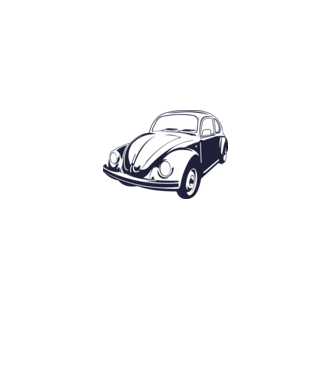 VOLKSWAGEN BEETLE minta fehér pólón