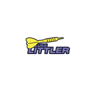 Luke Littler - profi darts játékos minta szürke pólón