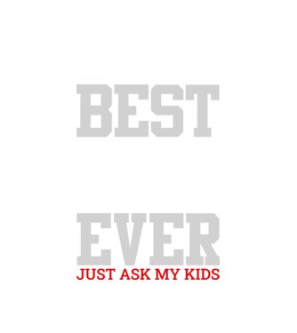 A legjobb apa - BEST DAD EVER (színezhető) minta fehér pólón
