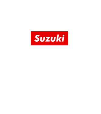 Suzuki like supreme minta fehér pólón