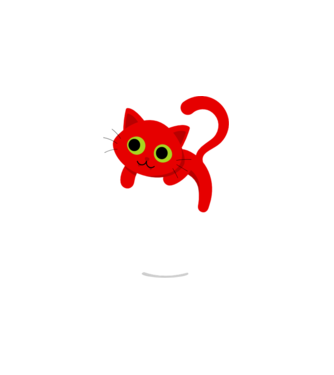 CICA - C (változtatható színek) minta fehér pólón