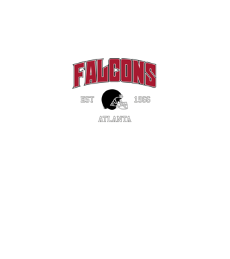 Atlanta Falcons - retro logo minta sötétszürke pólón