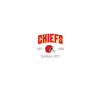 Kansas City Chiefs - retro logo minta szürke pólón