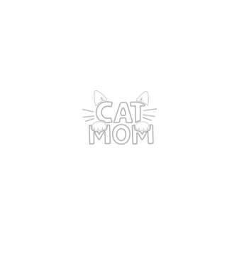 cat mom minta fekete pólón