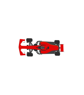formula1 ferrari versenyautó minta fehér pólón