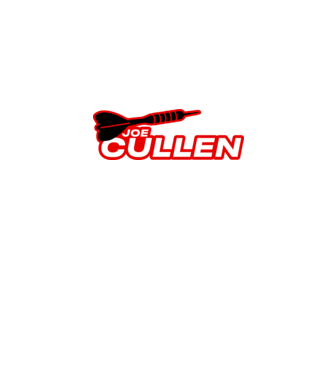 Joe Cullen - profi darts játékos minta farmerkék pólón