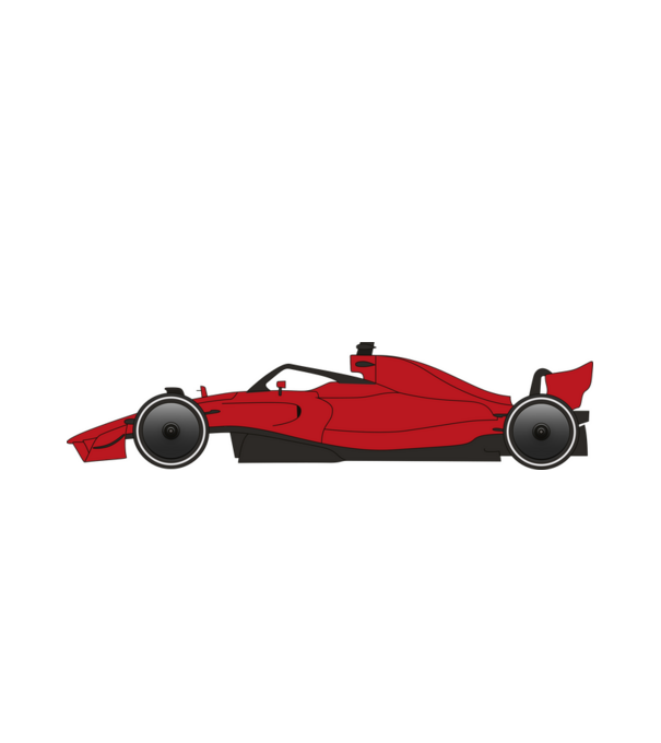 Ferrari F1 car 2022 minta fehér pólón