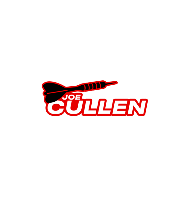 Joe Cullen - profi darts játékos minta fekete pólón
