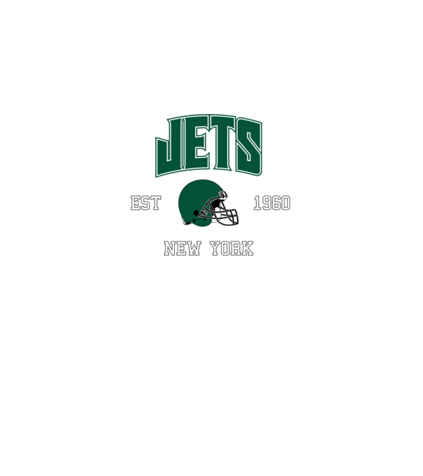 New York Jets - retro logo minta fehér pólón