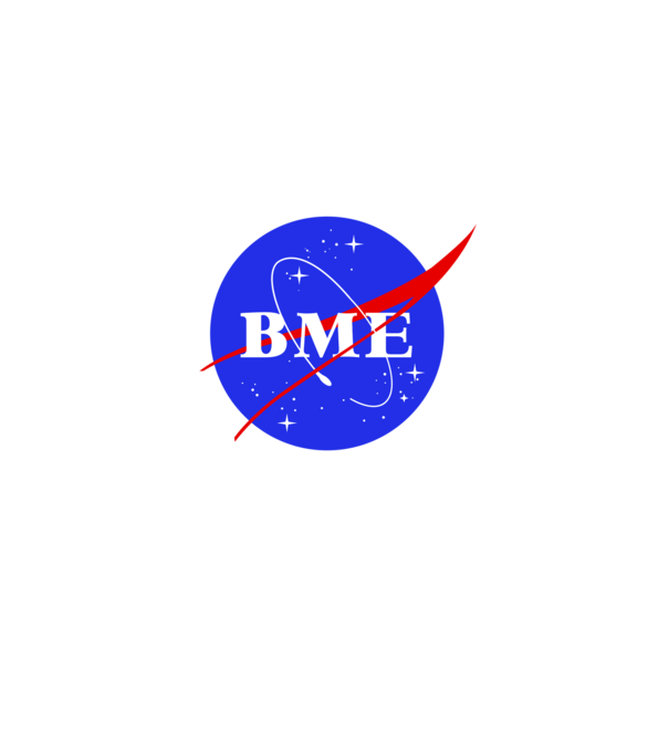 BME like NASA minta fehér pólón