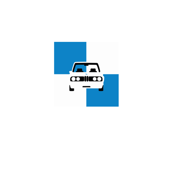BMW minta fekete pólón