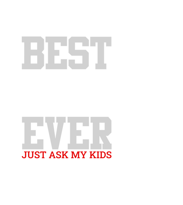 A legjobb apa - BEST DAD EVER (színezhető) minta fekete pólón
