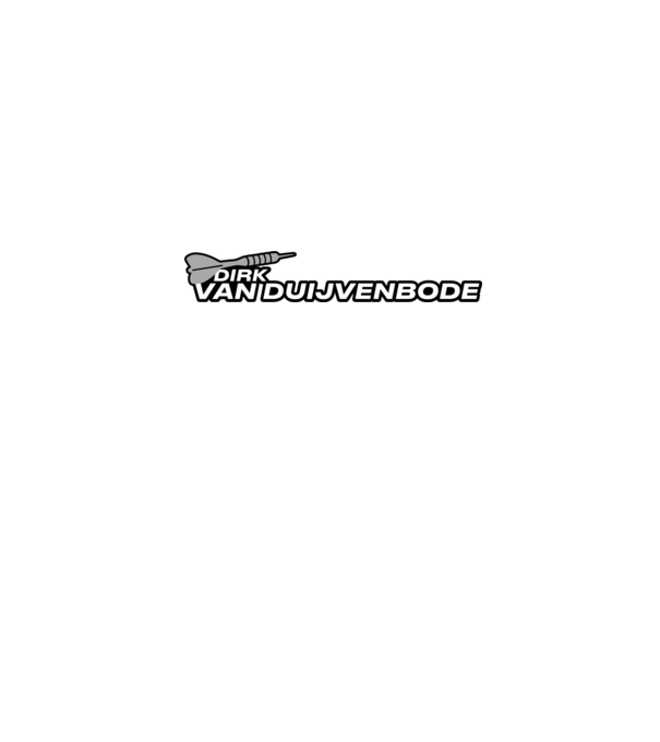 Dirk van Duijvenbode - profi darts játékos minta piros pólón