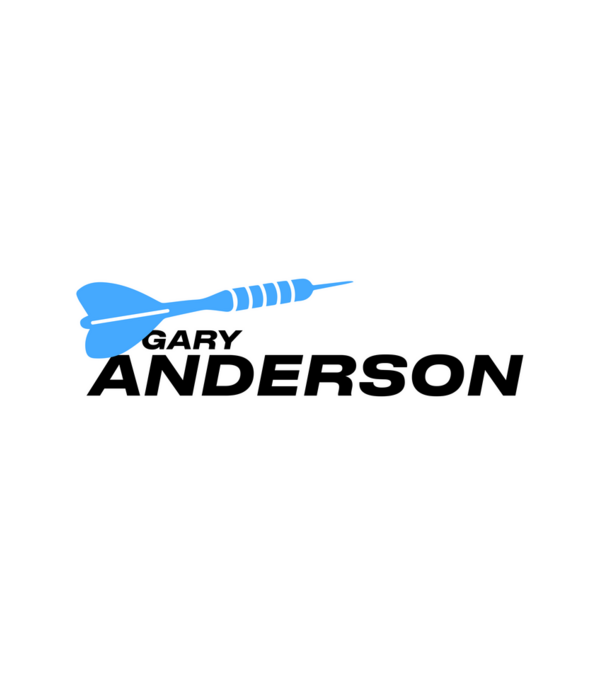 Gary Anderson - profi darts játékos minta fehér pólón