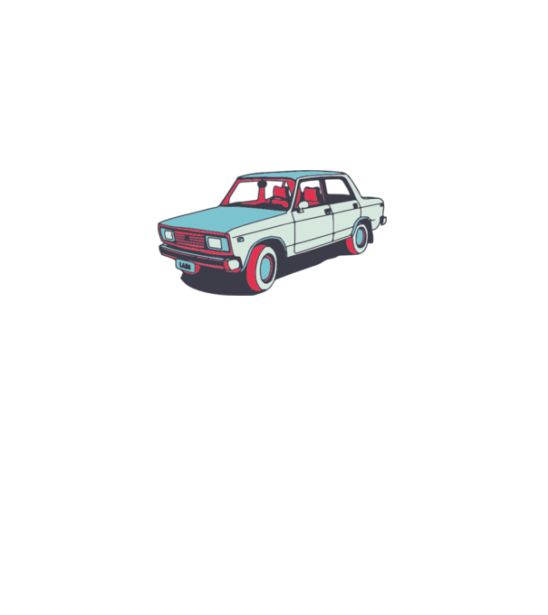 LADA 1300 (VAZ 2105) minta szürke pólón